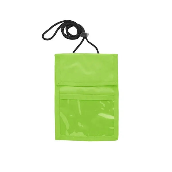 Nylon Neck Wallet Badge Holder