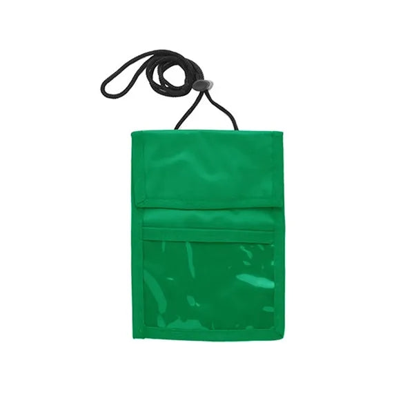 Nylon Neck Wallet Badge Holder