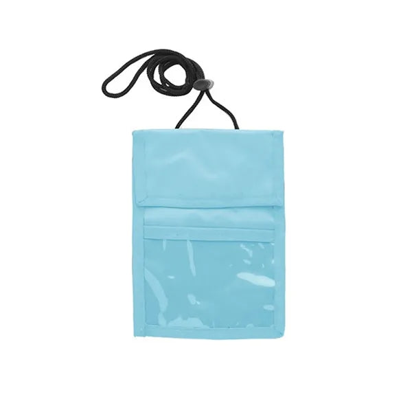 Nylon Neck Wallet Badge Holder