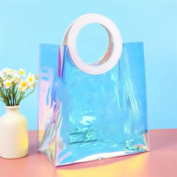 Holographic Clear Tote Bag