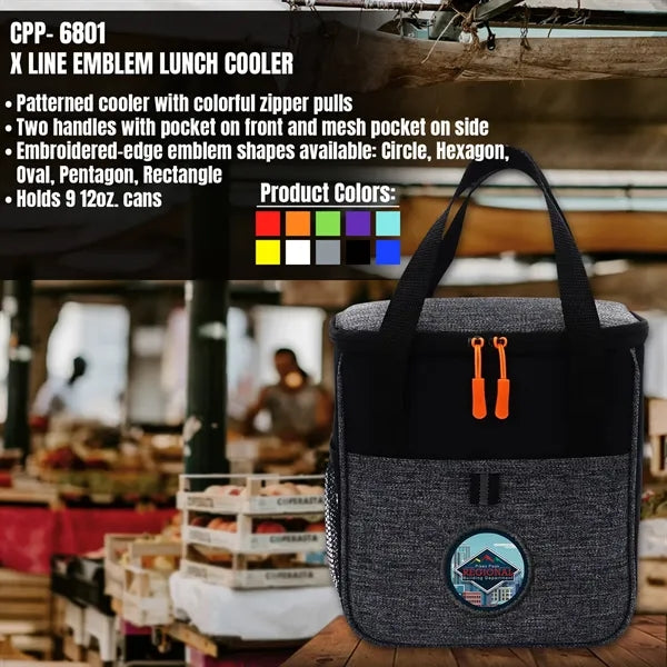 X Line Emblem Lunch Cooler