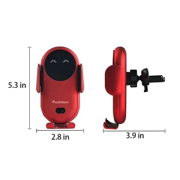 10W Fast Wireless Charger Smart Infrared Car Mobile Holder
