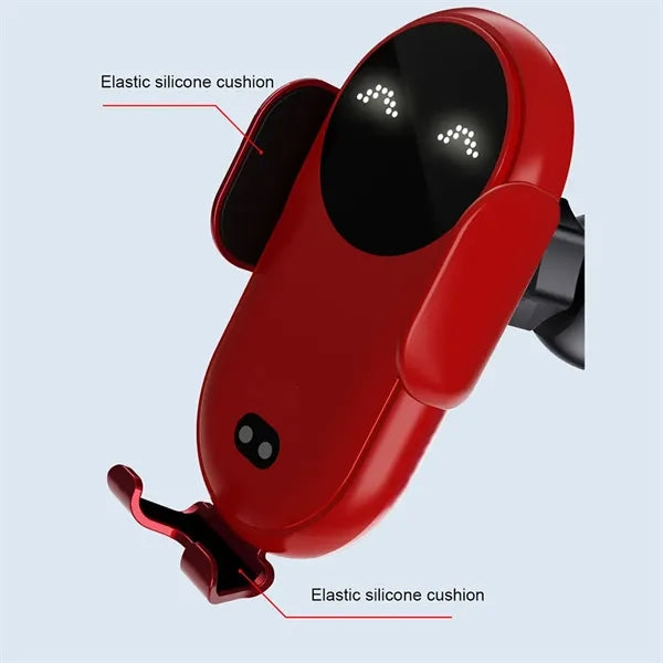 10W Fast Wireless Charger Smart Infrared Car Mobile Holder