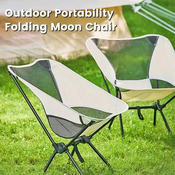 Ultralight Foldable Moon Chair Outdoor with Storage Bag