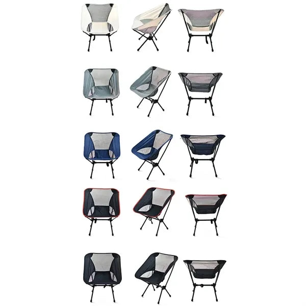 Ultralight Foldable Moon Chair Outdoor with Storage Bag