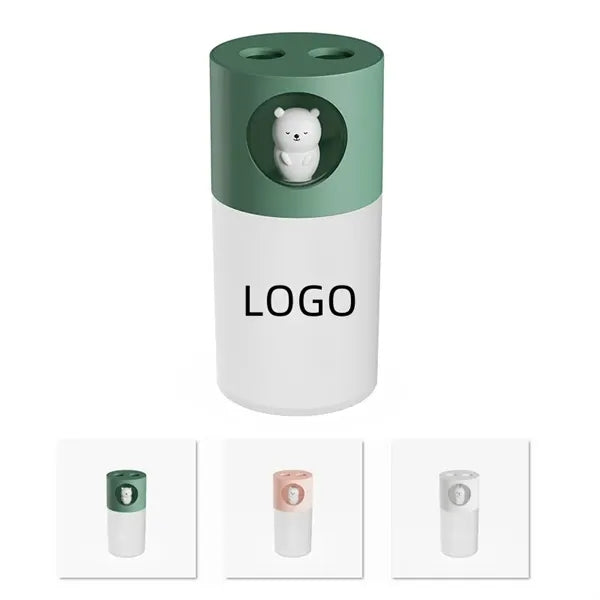 USB Dual Nozzles Humidifier For Plants With Night Light