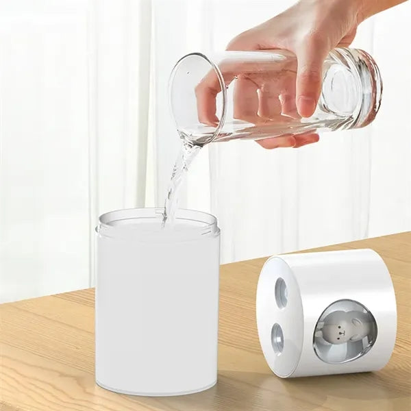 USB Dual Nozzles Humidifier For Plants With Night Light