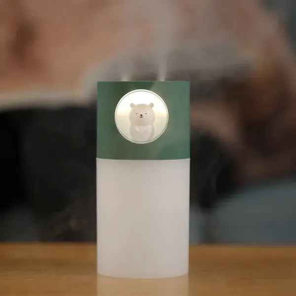 USB Dual Nozzles Humidifier For Plants With Night Light