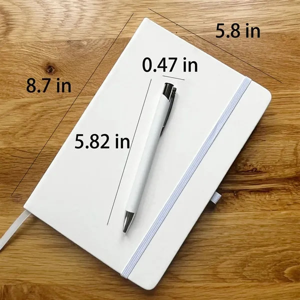 A5 Sofe Pu Leather Notebook And Pen Set Personlized Gifts