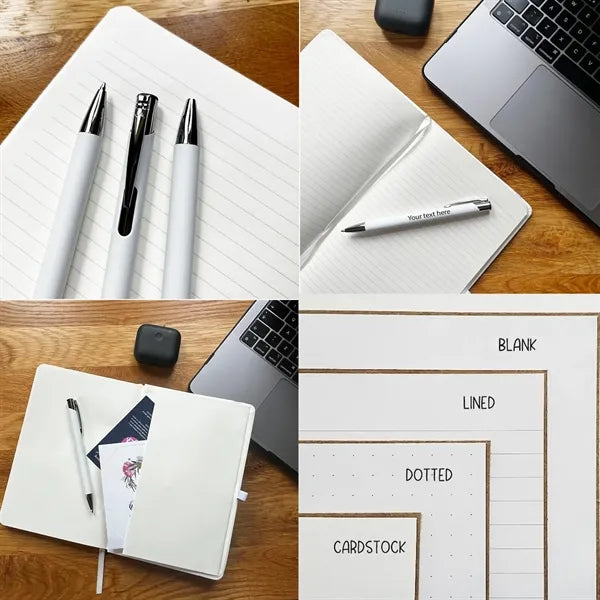 A5 Sofe Pu Leather Notebook And Pen Set Personlized Gifts