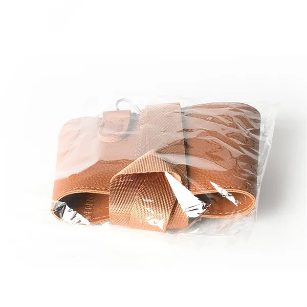 Leather Portable Crossbody Strap Cup Holder