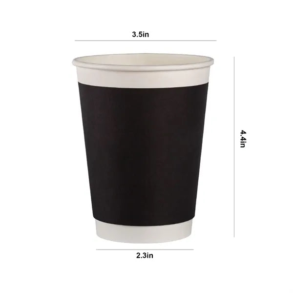 12 oz Double Wall Compostable Paper Cup