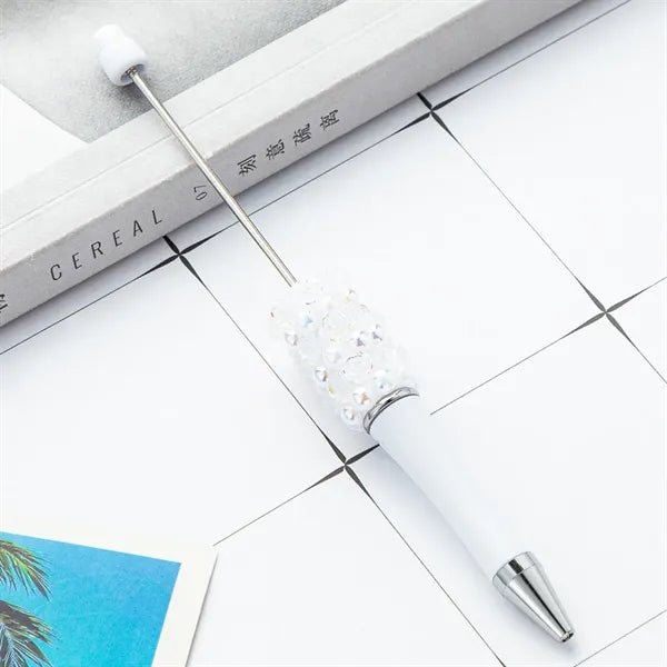 Rose Plastic Beadable Ballpoint Pen