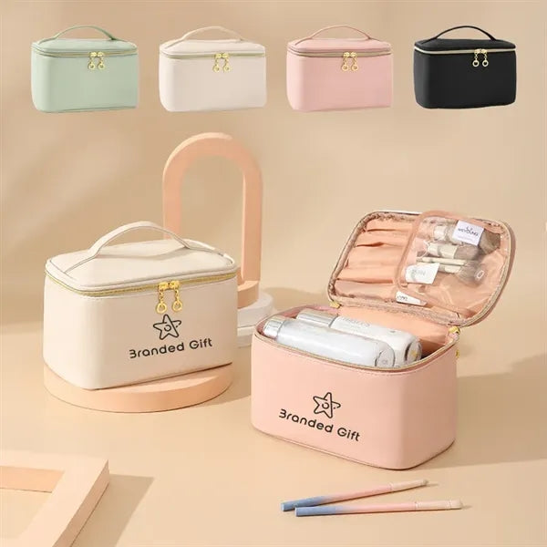 Large Capacity Travel Makeup Case Organizer Cosmetic Bag