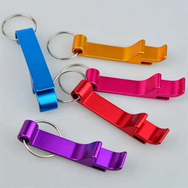 Portable Bottle Opener Keyring Beer LOGO Remover Keychain
