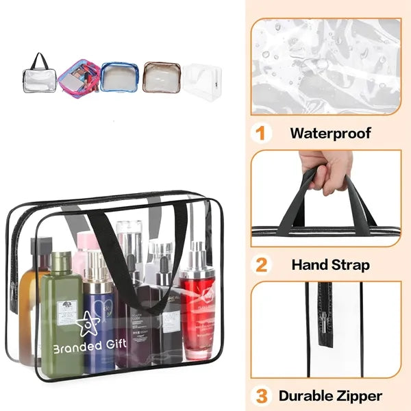 Clear Makeup Cosmetic Toiletry Organizer Bag