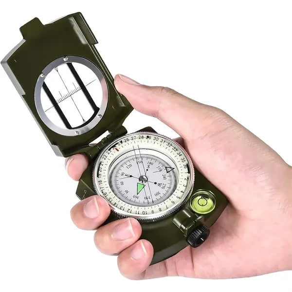 Military Compass Sighting Luminous Camping Survival Supplies