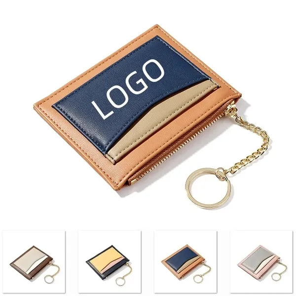 Thin Stylish Wallet Money Bag Purse With Keychain For Women