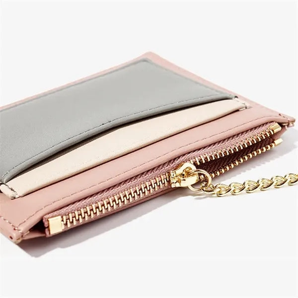 Thin Stylish Wallet Money Bag Purse With Keychain For Women
