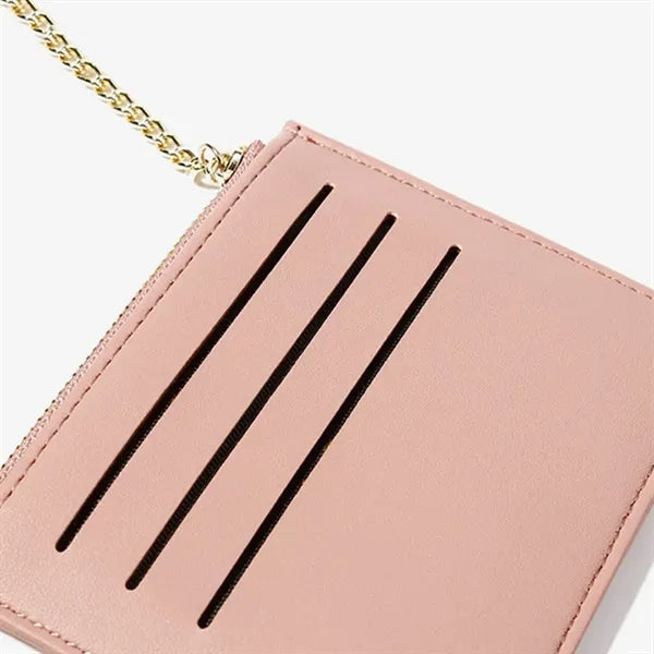Thin Stylish Wallet Money Bag Purse With Keychain For Women