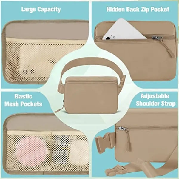 Crossbody Waist Fanny Pack Belt Bag With Adjustable Strap
