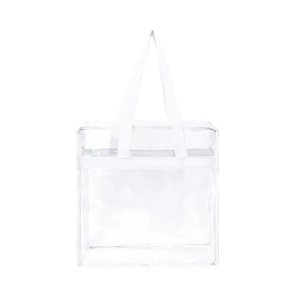 Stadium Approved Clear Zipper Tote Bag