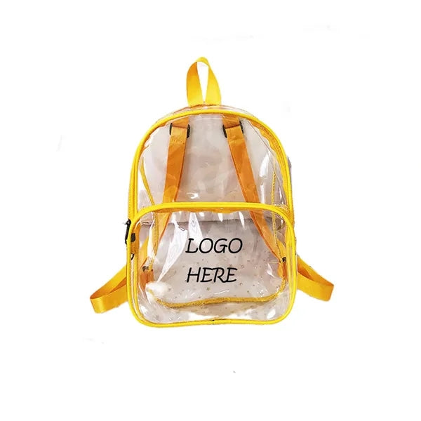 Pvc Large Heavy Sports Stadium Transparent Backpack
