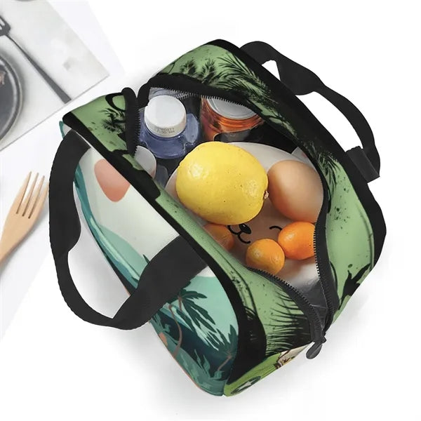 Lunch Box Insulated Cooler Bag W/Carry Handles Drink Carrier