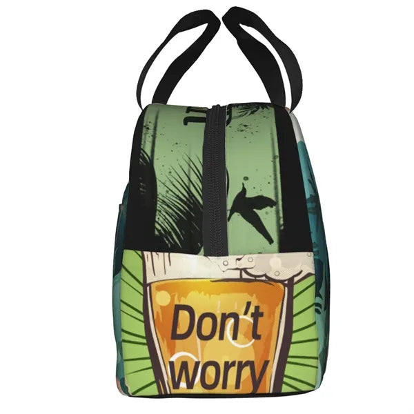 Lunch Box Insulated Cooler Bag W/Carry Handles Drink Carrier
