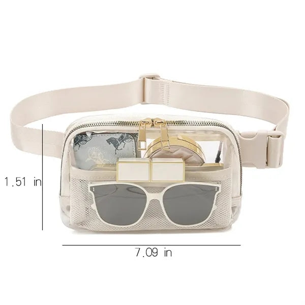Clear Bag Stadium Approved Crossbody Fanny Belt Pack Unisex