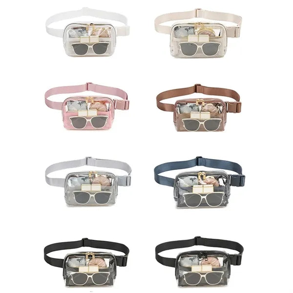 Clear Bag Stadium Approved Crossbody Fanny Belt Pack Unisex