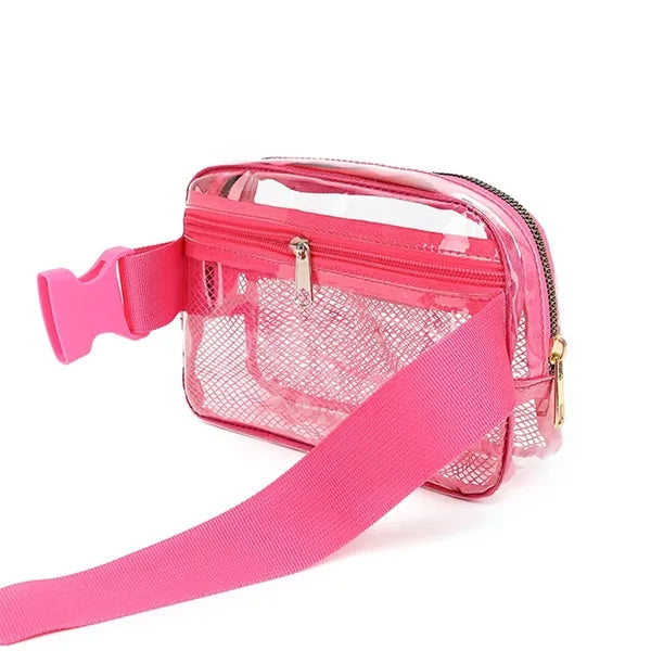 Clear Bag Stadium Approved Crossbody Fanny Belt Pack Unisex