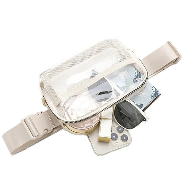 Clear Bag Stadium Approved Crossbody Fanny Belt Pack Unisex