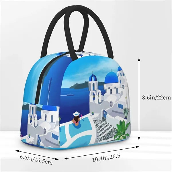 Lunch Bag Insulated Cooler W/Carry Handles Drink Carrier