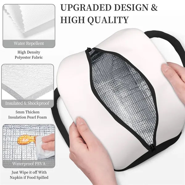 Lunch Bag Insulated Cooler W/Carry Handles Drink Carrier