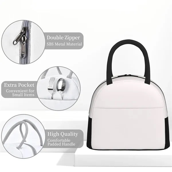 Lunch Bag Insulated Cooler W/Carry Handles Drink Carrier