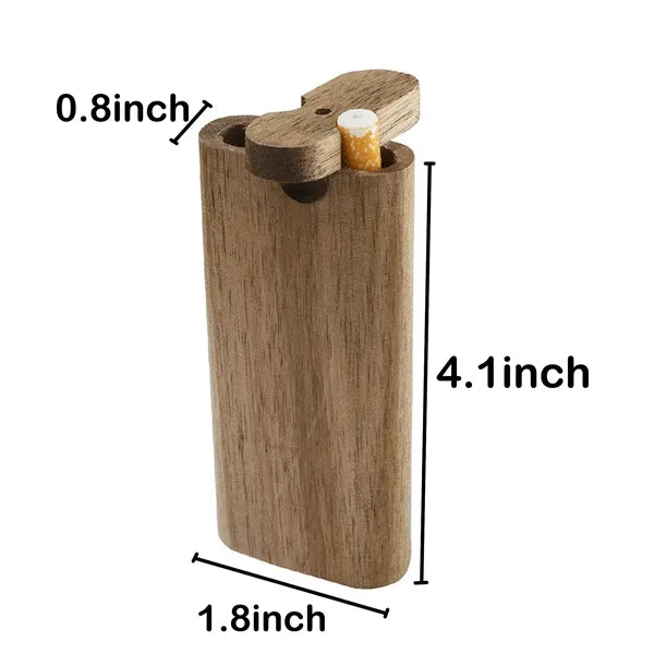 Portable Wooden Tobacco Box