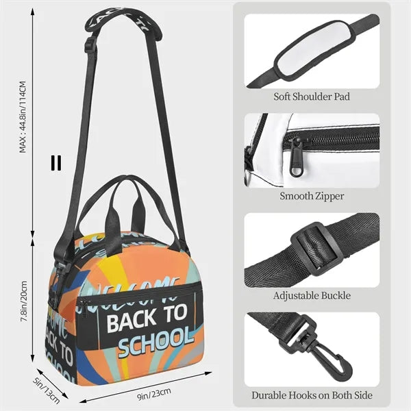 Cross Body Cooler Insulated Lunch Bag Housewarming Gift