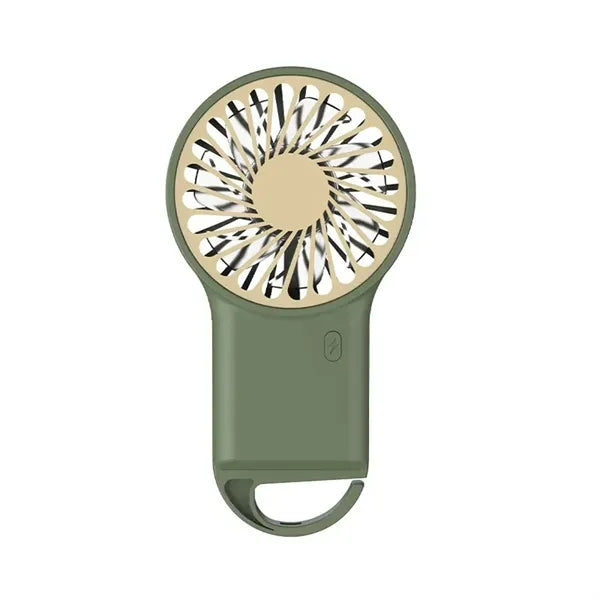 Mini Handheld Fan For Travel Bulid in Clip Carabiner