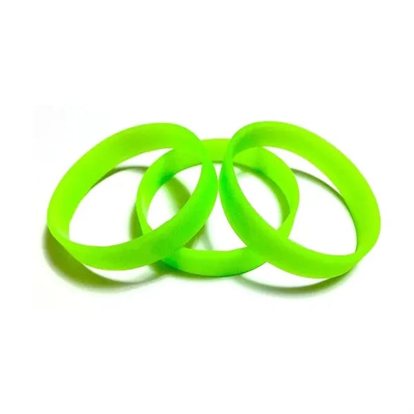 Glowing Blank Silicone Bracelet Wristbands