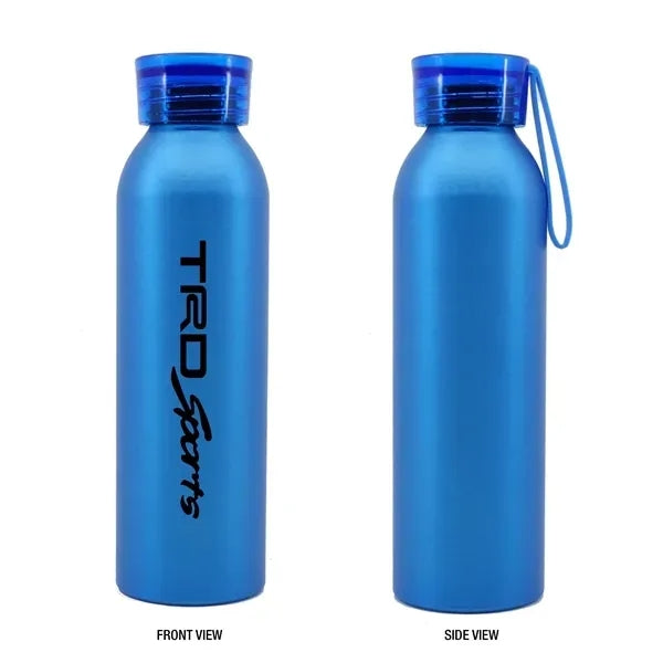 20oz. Aluminum Bottle with Silicone Carrying Strap