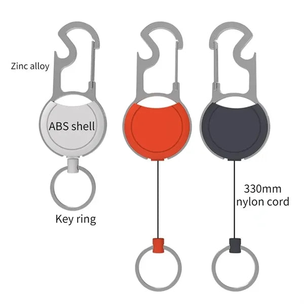 Retractable Quick Release Carabiner Hook
