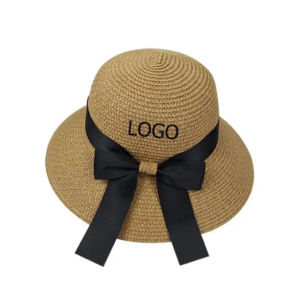 Summer Straw Sun Beach Cap Foldable Visor Floppy Hat