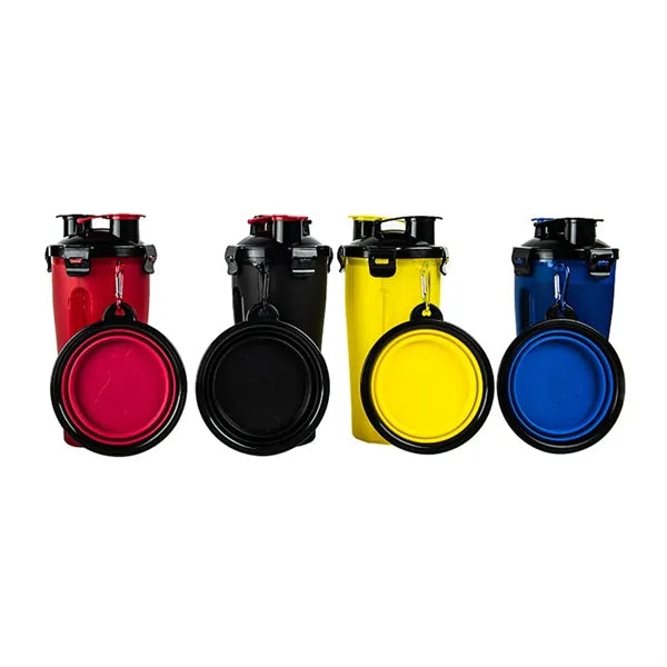 2 in 1 Portable Pet Water and Food Dispenser