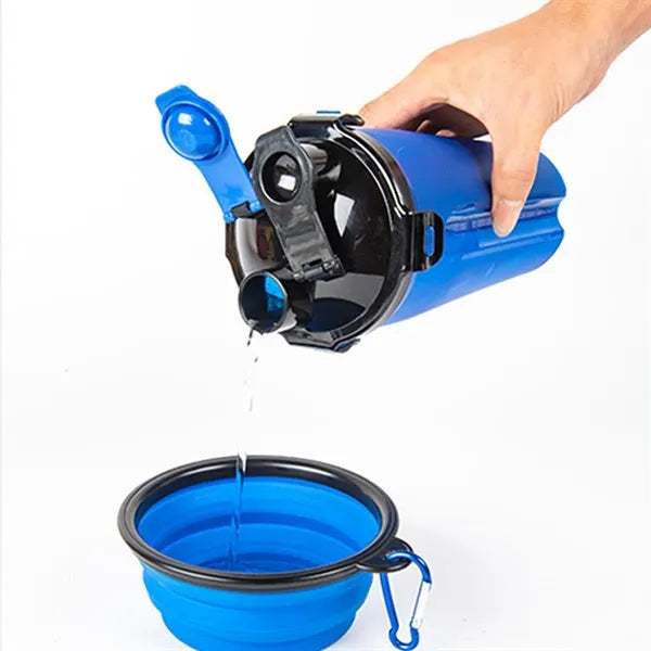 2 in 1 Portable Pet Water and Food Dispenser