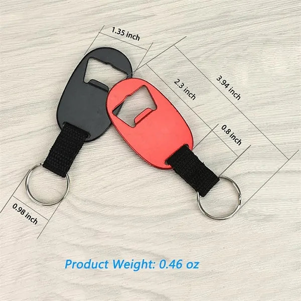 Aluminum Bottle Opener Keychain