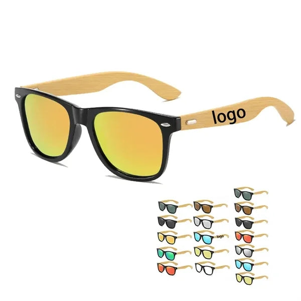 Bamboo Recycled Polycarbonate UV400 Sunglasses