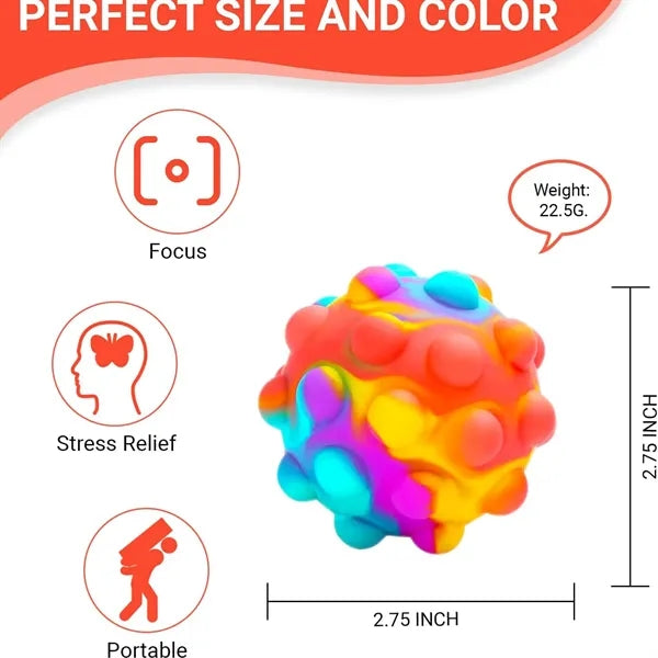 Decompression Silicone Bubble Ball