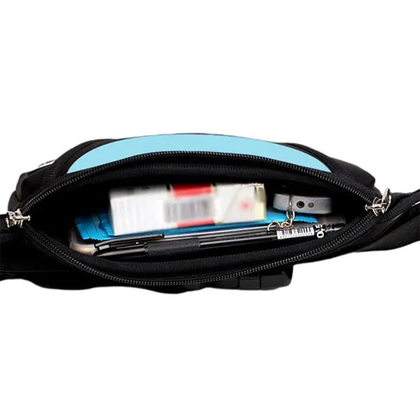 Zipper Fanny Pack Waist Pouch Adjustable Belt Hip Bum Bag