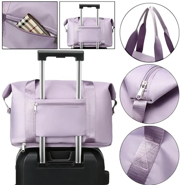 Foldable Gym Duffle Bag Weekend Overnight Hospital Holdalls